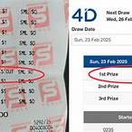 singapore 4d lottery result